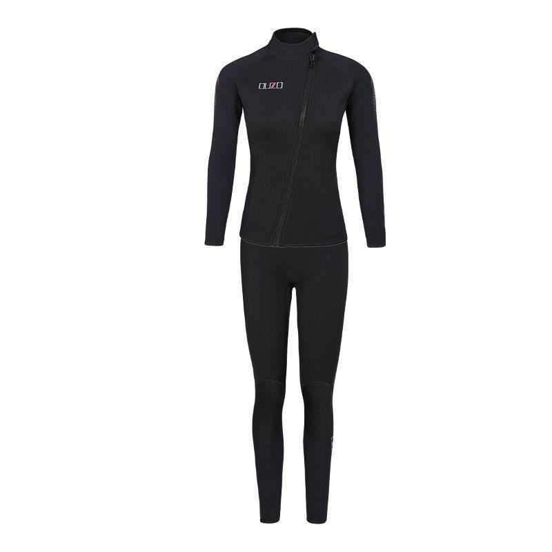 2025 Unisex 3mm Thickened Wetsuit for Snorkeling, Surfing & Diving – Warm, Cold-Proof, Split Long Sleeve Design