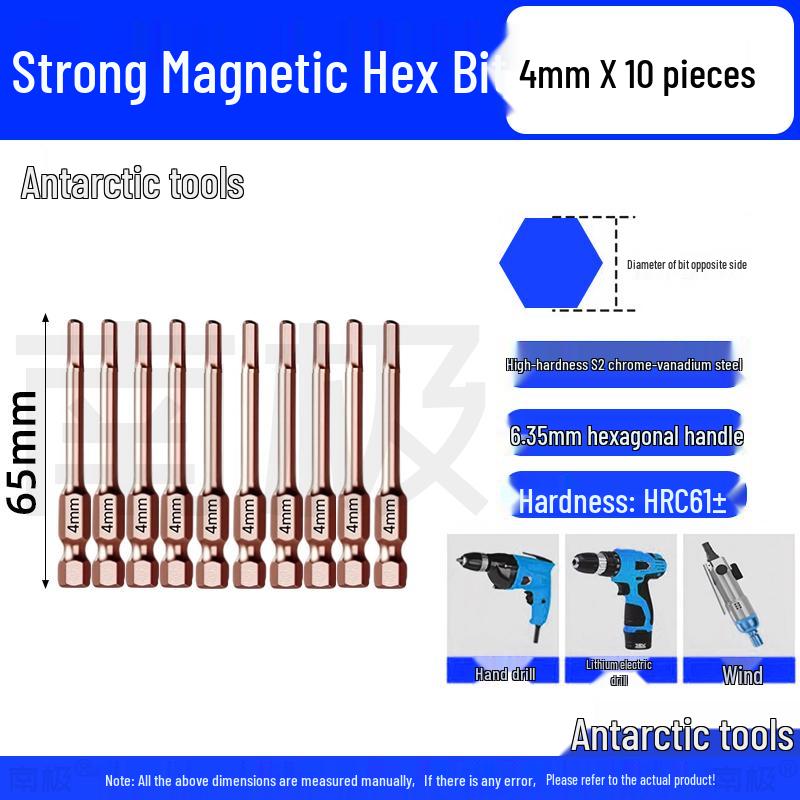 Industrial-Grade Strong Magnetic Hex Bit Extension for Electric & Pneumatic Screwdrivers and Drills