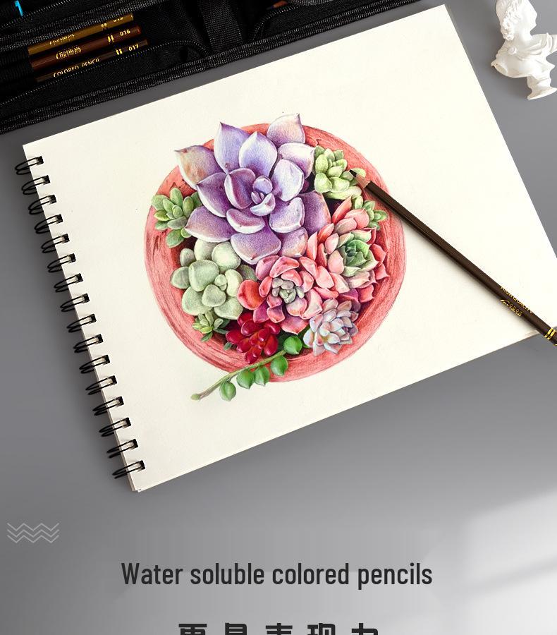 200 Professional Oil-Based Colored Pencils for Art, Drawing & Sketching