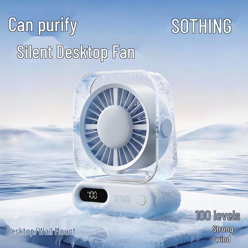 SOTHING Rechargeable Desk & Wall Fan