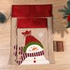 Cross-Border Christmas Snowman & Reindeer Drawstring Bag: Small & Large Gift Candy Packaging