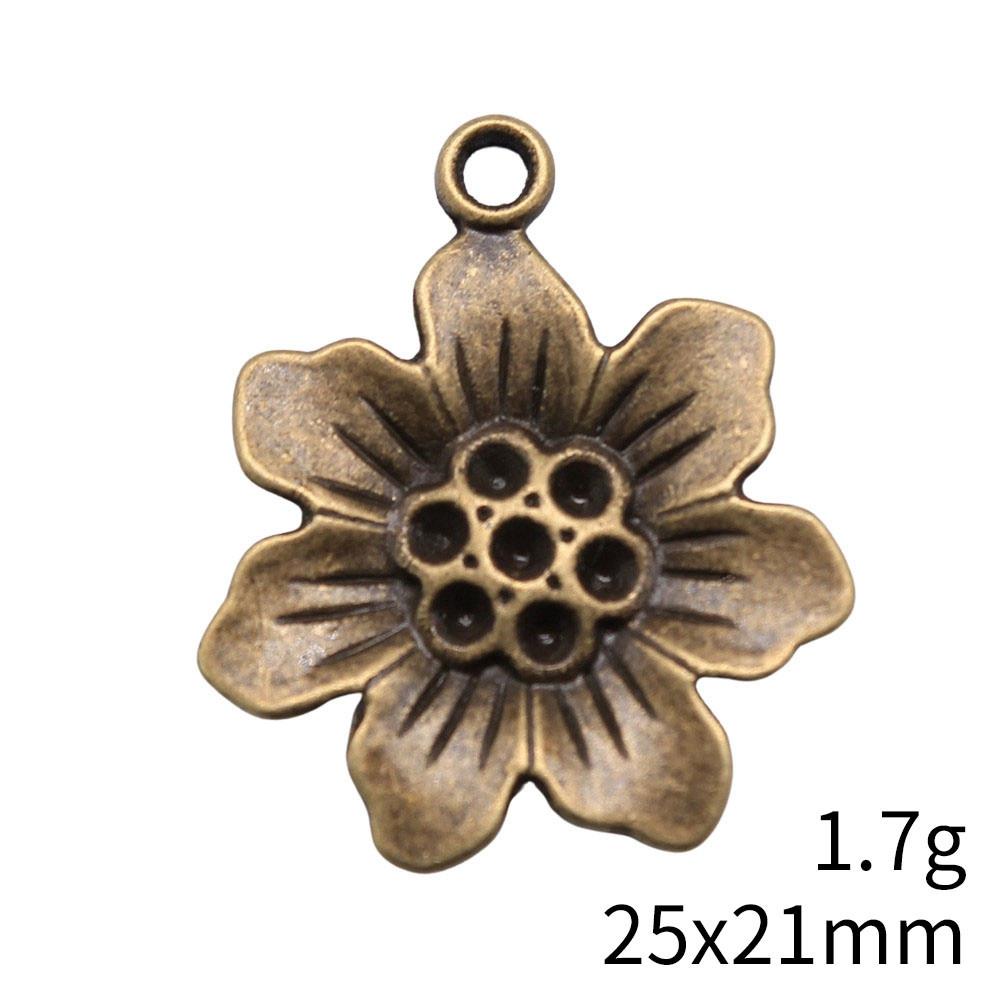 Gifts For Women Charms Italian Bracelet Small Flower Charms Pendant Ornaments For Home Phone Pendant