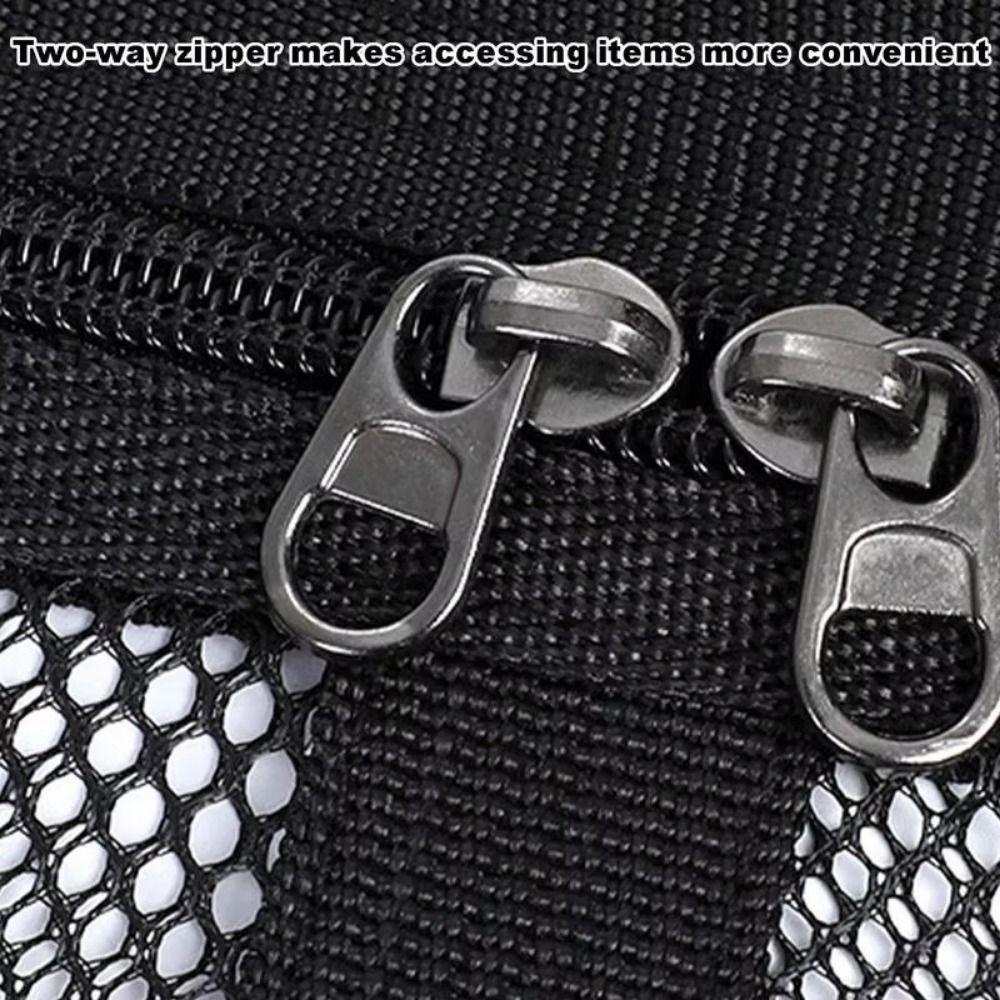 Double-layer Car Ceiling Triangle Net Anti-fall Mesh Roof Organizer Car Interior