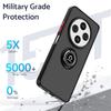 For Xiaomi Redmi 14C 4G Case Matte Translucent Armor Kickstand Phone Cover for Redmi14C 14 C Car Magnetic Ring Shockproof Funda
