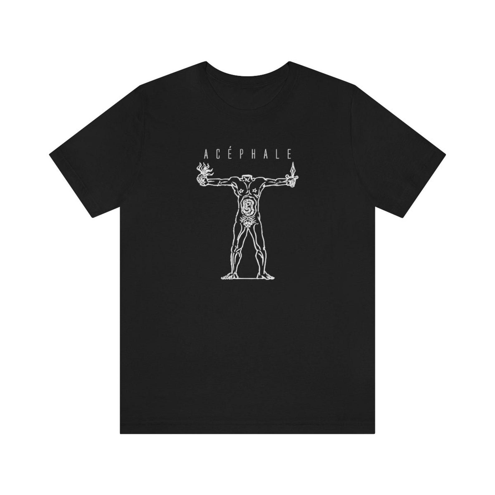 Acephale (Bataille Masson Klossowski Nietzsche) Philosophy T-shirt 4XL