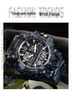Sanda Multifunctional Camouflage Tactical Outdoor Sports Watch for Men
