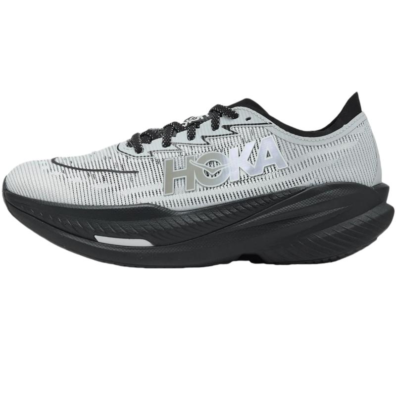 Hoka One One Mach X 2 Versatile Comfortable Durable Low-Top Running Shoes Unisex Running Shoes Gray 1169610-BKS