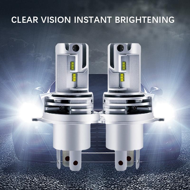 1Pcs H4 LED Motorcycle Headlight Bulb CSP for Car Motorcycle H4 LED Hi/Lo High and Low Beam Motorbike Headlamp 12V 24V