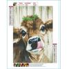 5D Diy Diamond Painting Cartoon Sweet Calf Cross Stitch Set Full Diamond Embroidery Mosaic Art Picture of Rhinestones Decor Gift
