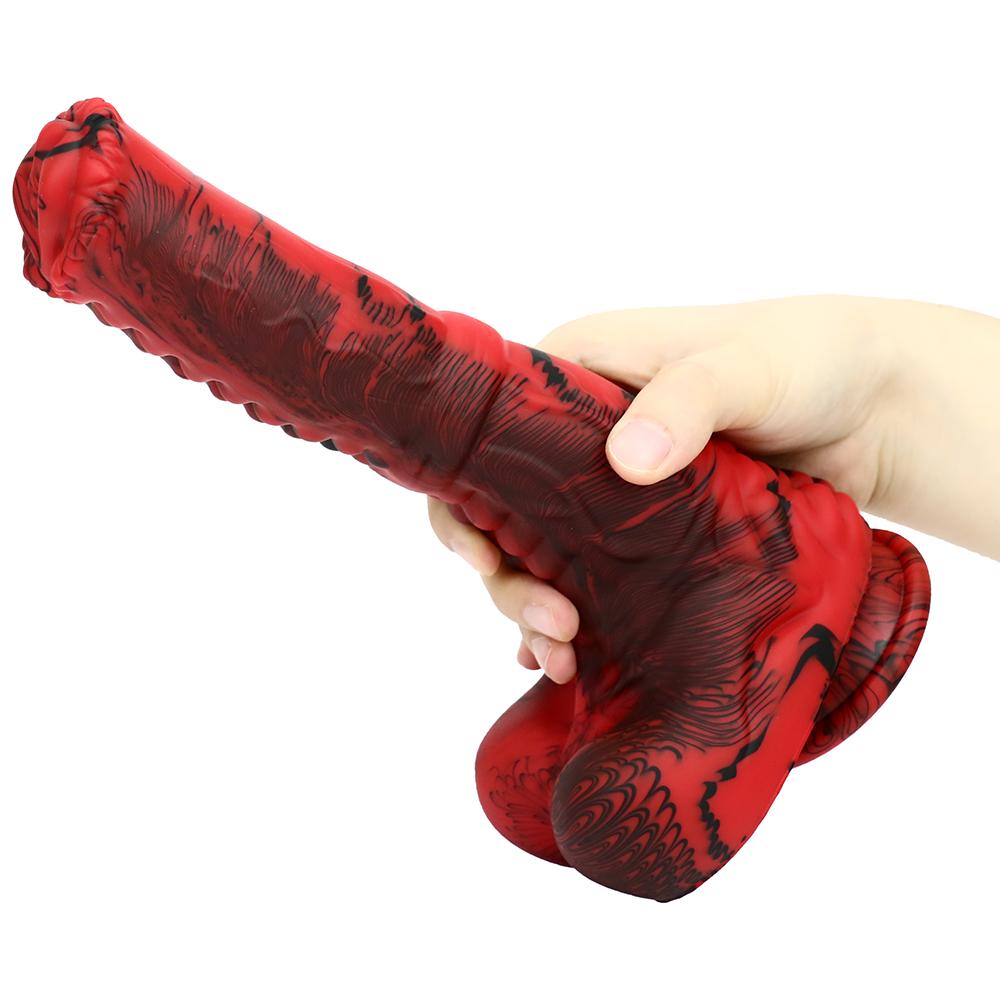 Silicone Realistic Anal Plug Big Dog Knot Dildo With Tentacles Vagina Masturbator Fantasy Fetish Sex Toys For Women