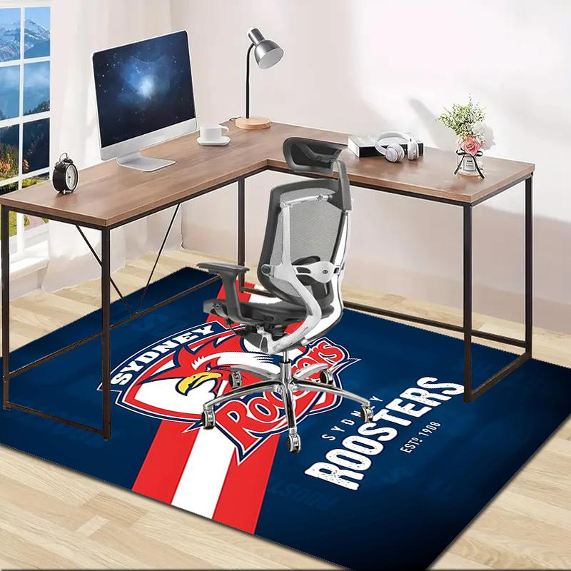 1pc Football Team Design Area Rug - Non-Slip, Soft & Cozy Floor Mat for Living Room, Bedroom, Office - Indoor/Outdoor Decorative Carpet