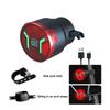 Brake Sensing Smart Bicycle Taillight LED Dual Light Type-C Rechargeable Rear Light Bike Tail Light for Night Riding
