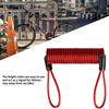 Lock Reminder Cable - Spring Reminder Rope | Lock Reminder Cable Disc Lock Cable,