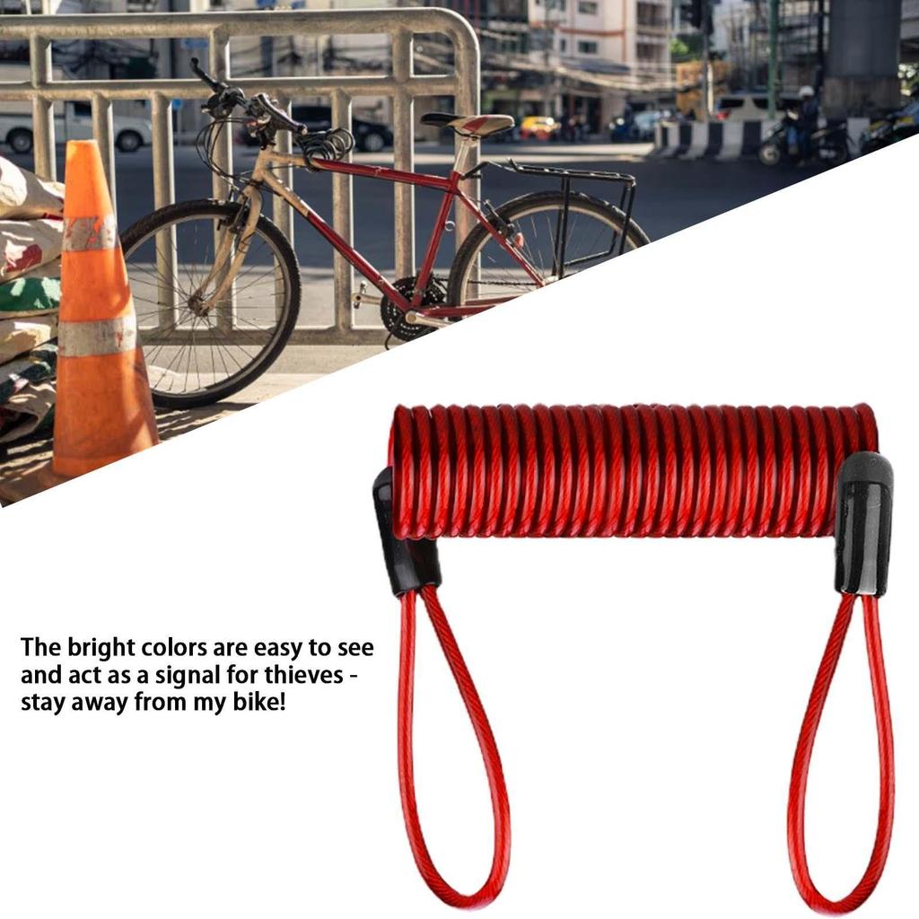 Lock Reminder Cable - Spring Reminder Rope | Lock Reminder Cable Disc Lock Cable,