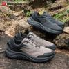 Baasploa men's hiking shoes, rotary buckle outdoor sports shoes, men's comfortable soft-soled casual walking shoes, anti-slip warm shoes
