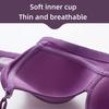 Damen-BH ohne Bügel Dünnes Körbchen Dreireihig Unterwäsche A/B-Cup