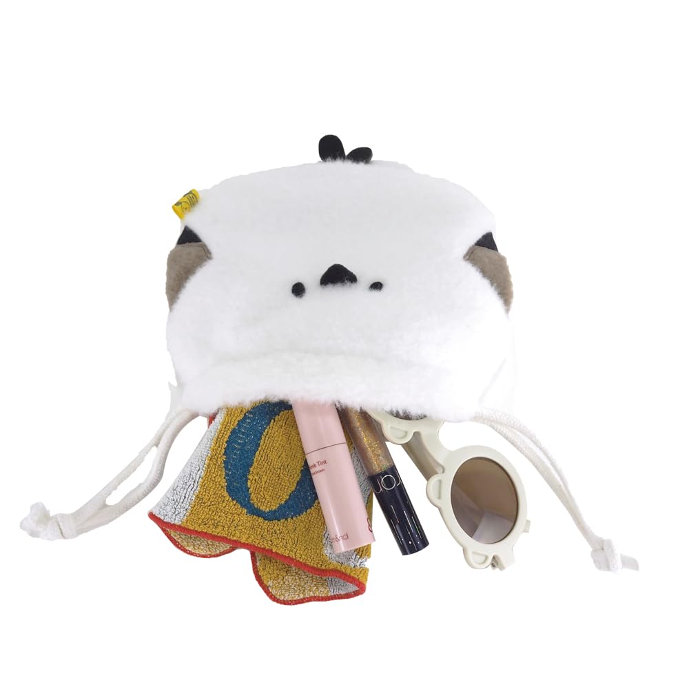 Sunlemon Powabiyori Schwanzmeise, 20 x 2 x 20cm, Kordelzugbeutel, Tierdesign, P-9272