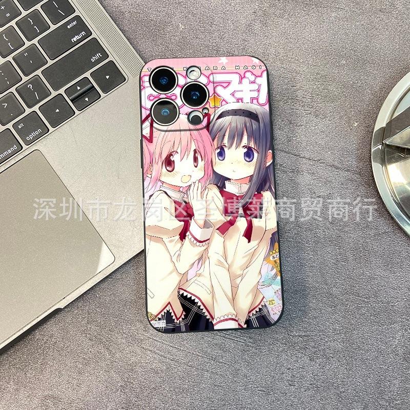 Magic girl applies to iPhone15 mobile phone case 14PROMAX all-inclusive 13 anti-drop 16/15 protective case 17