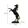 Modern Horse Statue Figurines Model Artwork Collectable Simulation Animal Fengshui for Home Desk Collectible Wine Cabinet Decor