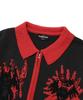 NICEGHOSTCLUB Crayon Angel&Devil Zip Polo Knit_Black(Ng2Esuk680A)