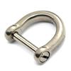 [TUNUKE] D-ring Titanium Small Size Mini Screw Type with Screwdriver Key Ring Key Ring Carabiner Key Car (D-ring Gloss X1)