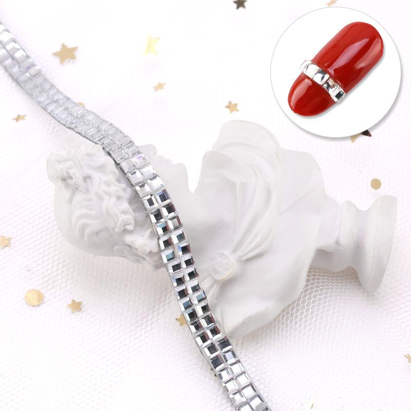 [Clearance, No Return Or Exchange] Nail Art Chain Drill Three-Dimensional Nail Decoration Can Be Cut Arbitrarily