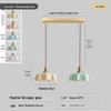 Wabi-Sabi French Retro Cream Glass Chandelier for Aisle, Entrance, Bedside, Bar, Island, Dining Room