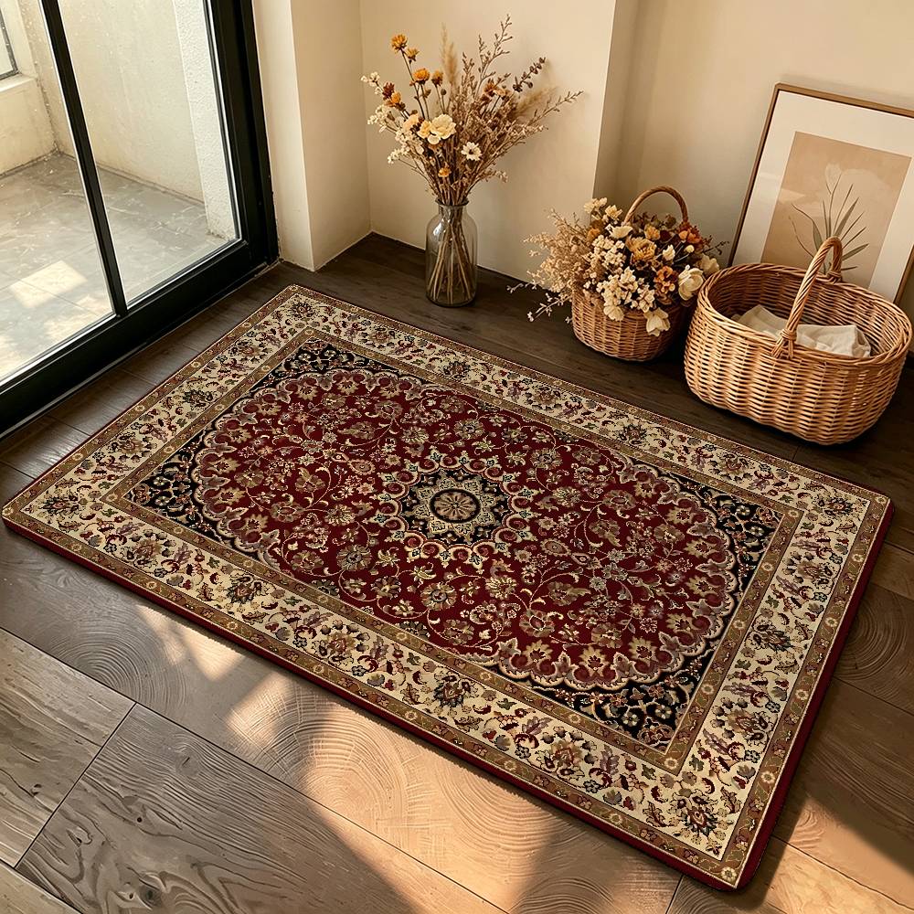 Persian Carpet Carpet Bathroom Anti-slip Mat Door Mat Home Decoration Mat Entrance Door Mat Scratch-resistant Door Mat