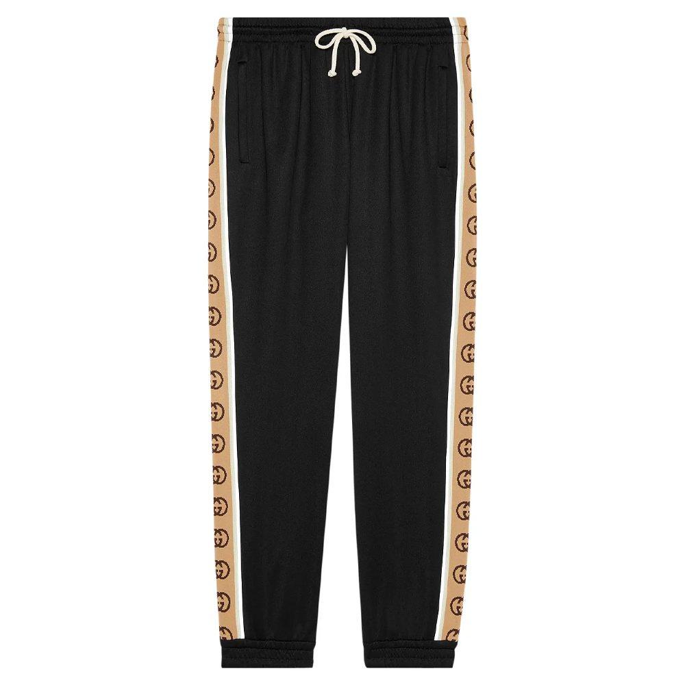 Gucci 1921 SS22 Knitted Sweatpants Men's Black 598858-XJBZ8-1082