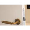 Luxury French Sunflower Yellow Bronze Bedroom Door Lock Indoor Door Handle Silent Split Lock Retro American Wooden Door Lock