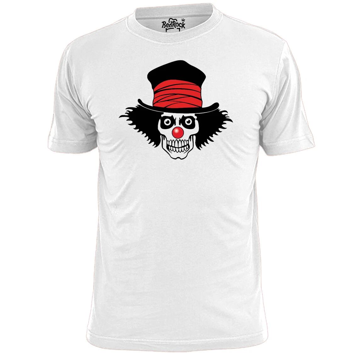 Mens Clown Skull Funny T shirt Circus Horror XL