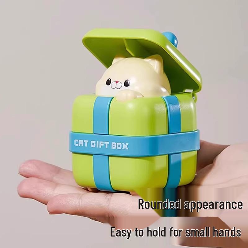 Kids' Cartoon Cat Pullback Inertia Car Toy - Fun Birthday Gift