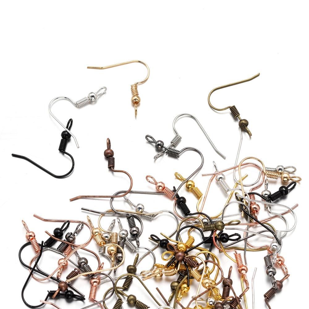 100 Stück 21*20mm Gold Antik Bronze Ohrhaken Ohrringverschlüsse Ohrringbügel Für Schmuckherstellung Zubehör Großhandel