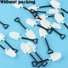 100 Pcs/lot Cute Plastic Party Cutlery Shovel Shape Dessert Stick Ice Cream Spoon Cake Scoop