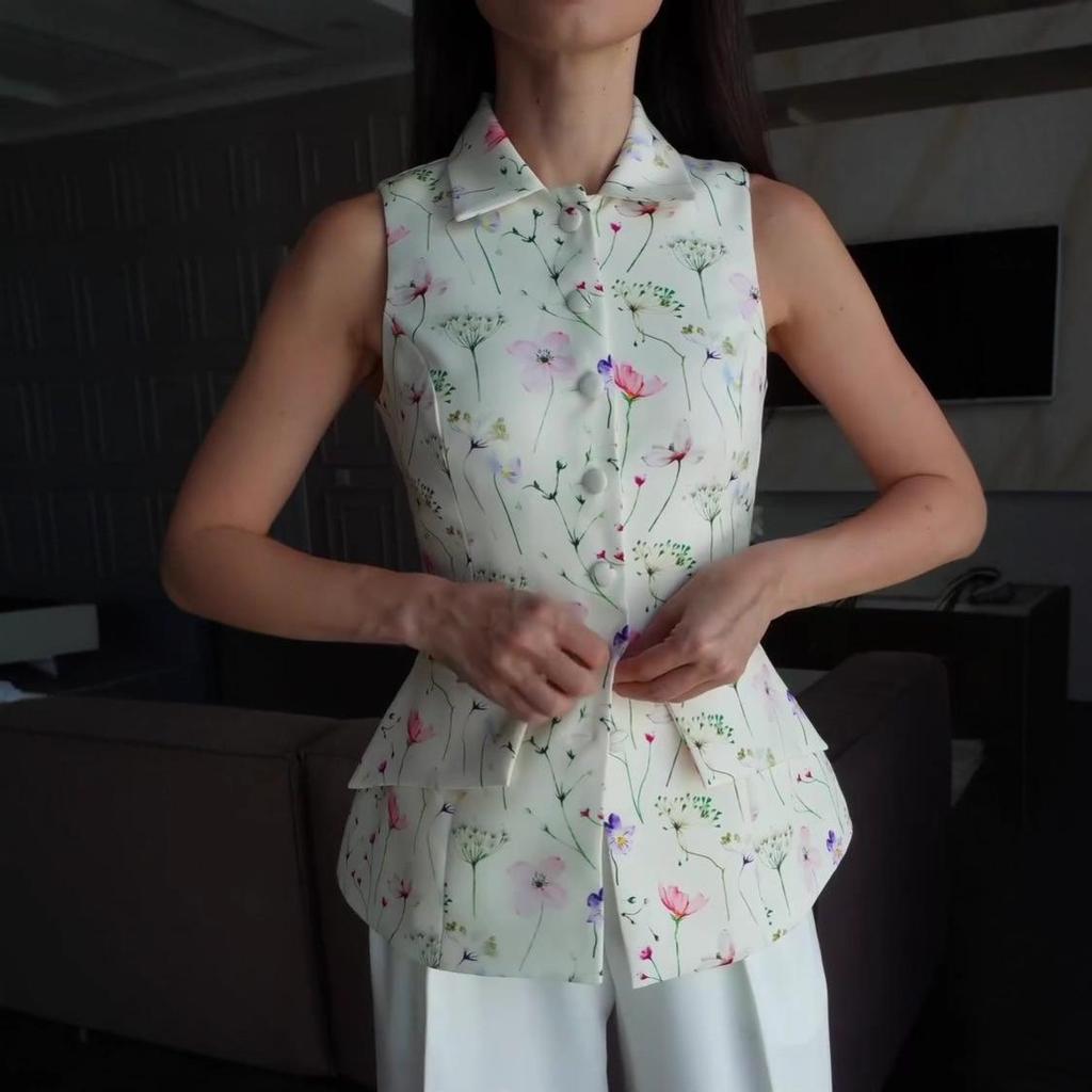 2025 Summer Women's Fashion: Sleeveless High-Waist, Round Neck, Trendy Casual Dress