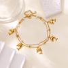 Stainless Steel Imitation Pearl Anklets for Women Gold Color Chain Ankle Bracelet Anklet Summer Beach Jewelry Accessories Gift