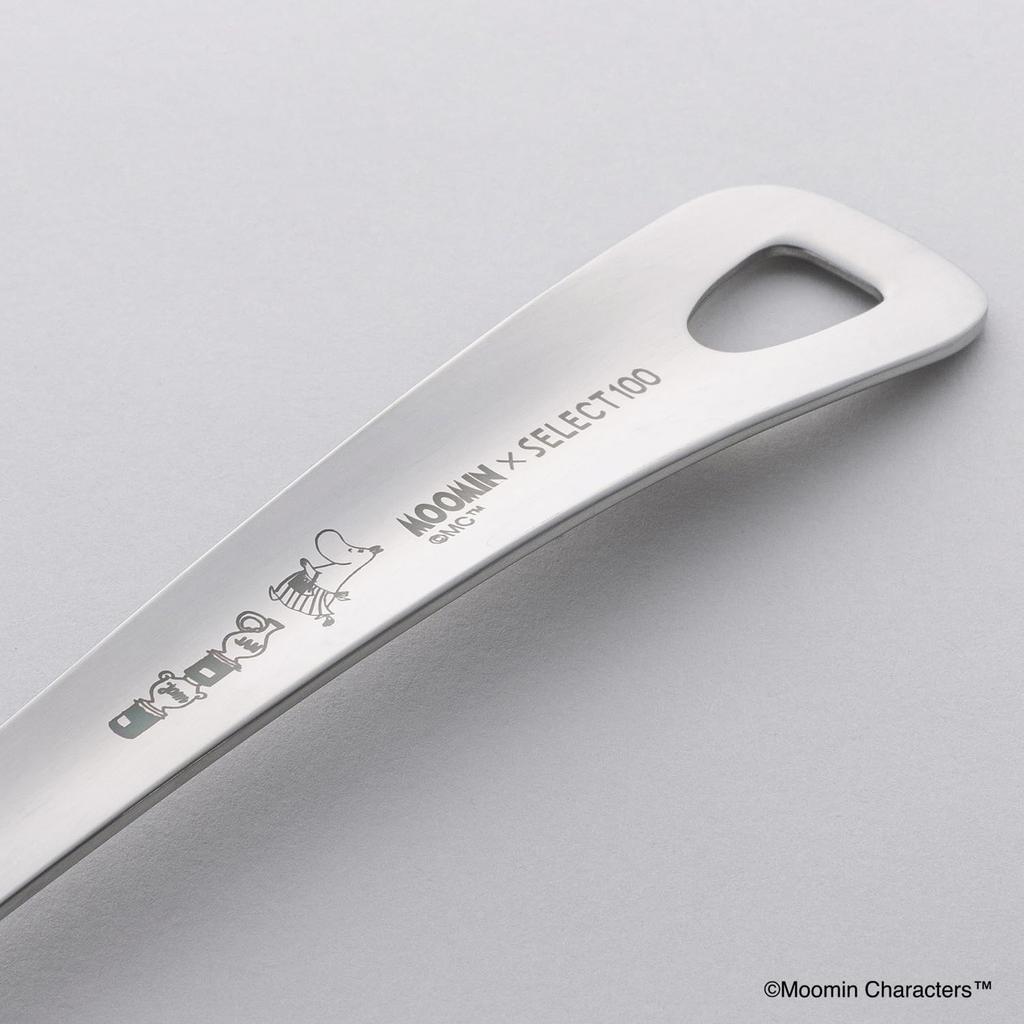 Kai Corporation 25cm Rimmed Stainless Steel Dishwasher Easy to Moomin x SELECT100 DH3206 Ladle, Safe, Clean, Silver,