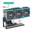 Vertical GPU Card Holder 3 Slot Metal Graphics Card Stand PCIE3.0 for Better Cooling Stability GPU Bracket