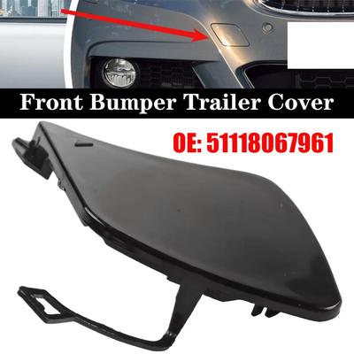 Front Bumper Trailer Cover For Oe:51118067961 Replacement Plastic Towing Hook Cap Trim Car Exterior Accessories K4c2