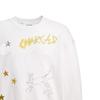 Coach Graffiti Pattern Printed Crew Neck Sports Sweatshirt Men sweatshirt White CAZ83-Y05