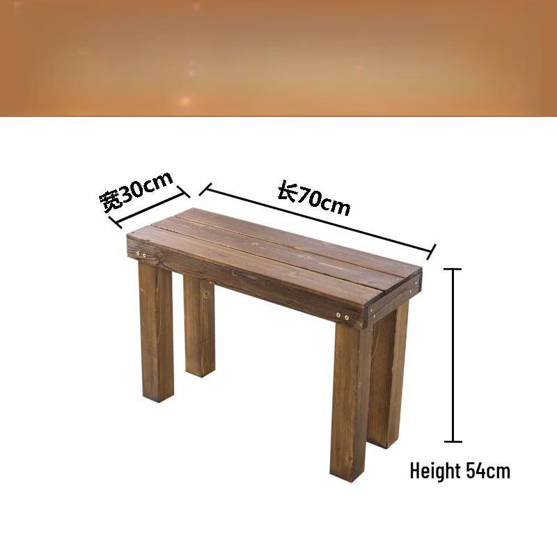 

Outdoor Solid Wood Tiered Flower Stand