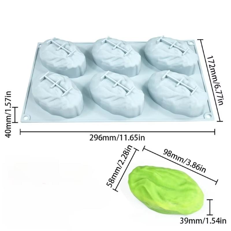 Nut-Shaped Silicone Mold Almond/Pistachio/Pecan/Coffee Bean Mousse Mold DIY Candles Chocolate Ice Mould Kitchen Cake Decor Tool