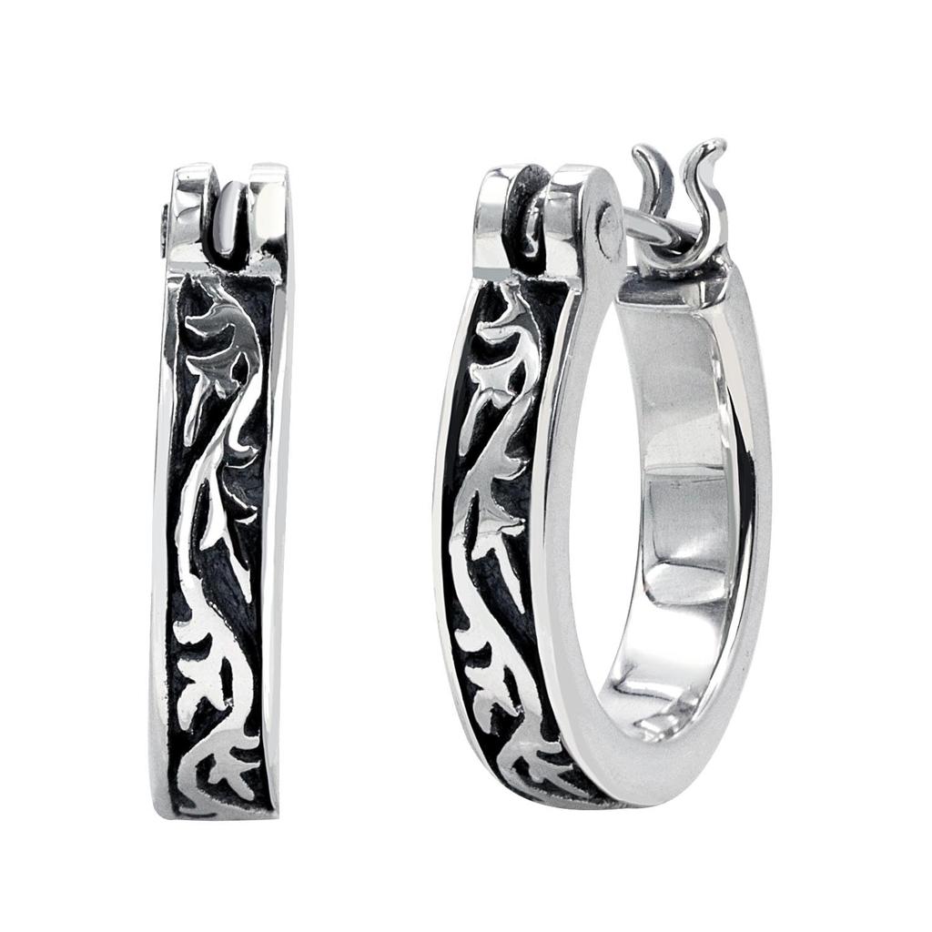 Sears 925 Sterling Silver Earrings for Men and Women, se01-0007
