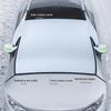 Universal Winter Outdoor Snowproof Windshield Cover Car Snow Shield Anti-Frost Windproof Strap for SUV Sedan