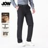 JOW Men's Wool Blend Thick Straight Leg Business Casual Pants