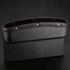 Auto Aufbewahrungsbox Auto Sitz Konsole Spalt Füllung Organizer Handy Karten Schlüsselhalter Box(Schwarz)