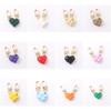 Jewelry Ornaments Heart Key Ring Building Block Key Buckle Love Heart Brick Keychain Key Chain