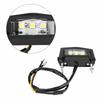 12V Motorcycle LED License Plate Light White Lamp Waterproof 2 Wires Black Shell For Honda Kawasaki Yamaha Accessories