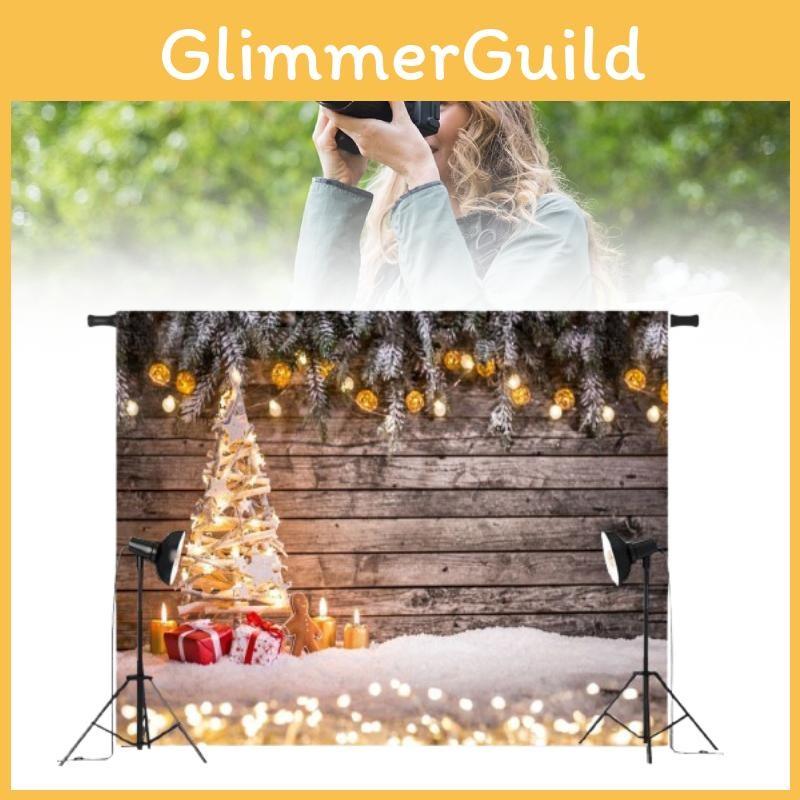 Christmas Wood Tree Photography Background Studio Photo Prop Backdrop Decoration