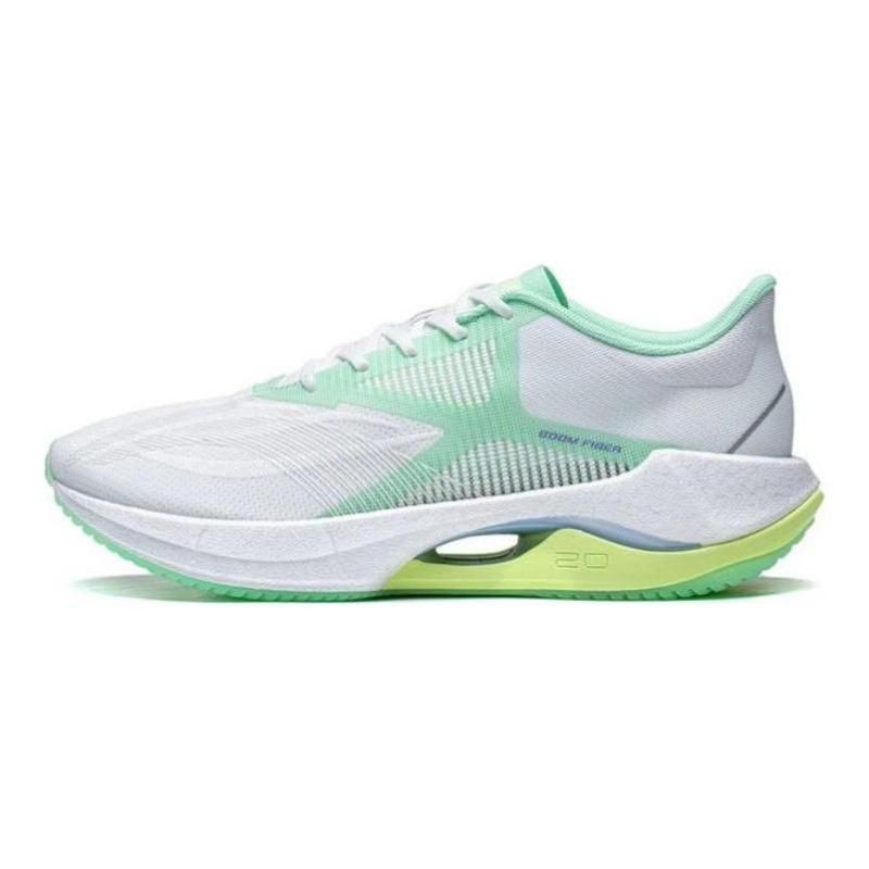 Li-Ning Super Light 20 Women Low Top Running Shoes White Green ARBT002-9 36